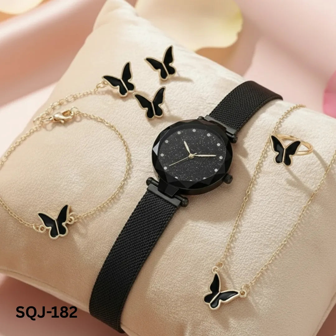 SQJ-182 - 6 in 1 Black Butterfly  Deal