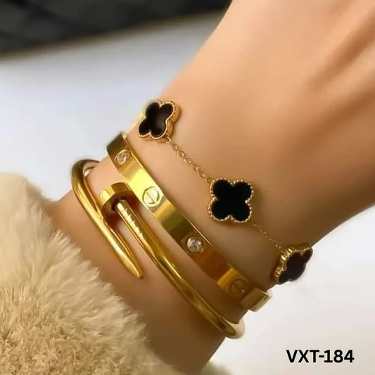 VXT-184 - 3 PC Carrier Bracelets - Stainless Steel