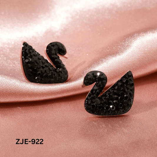 ZJE-922 - Black Swan - Earrings - BSM WHOLESALE